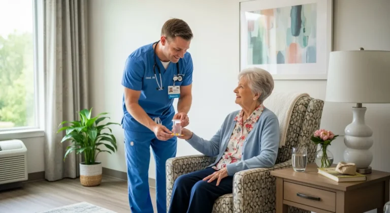 senior support living community